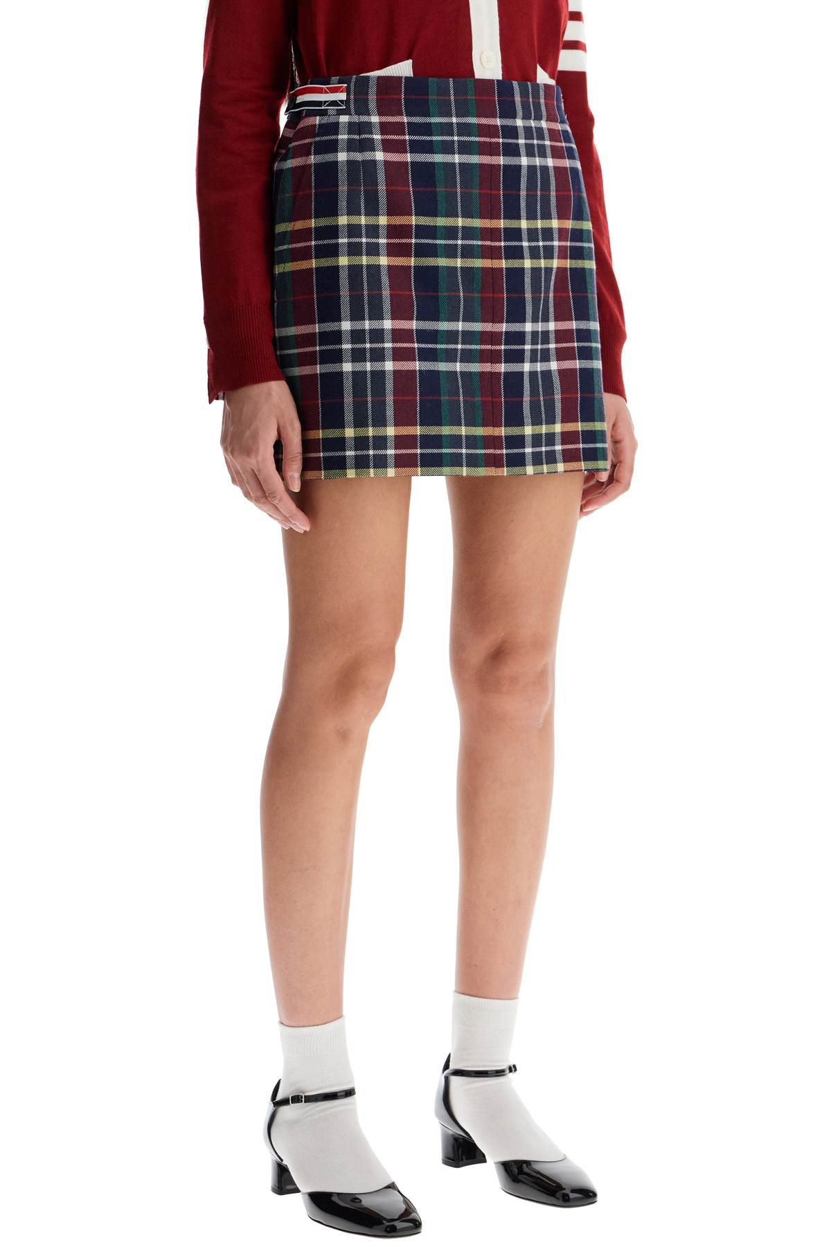 Thom Browne wool twill mini skirt in - VivaceVenus