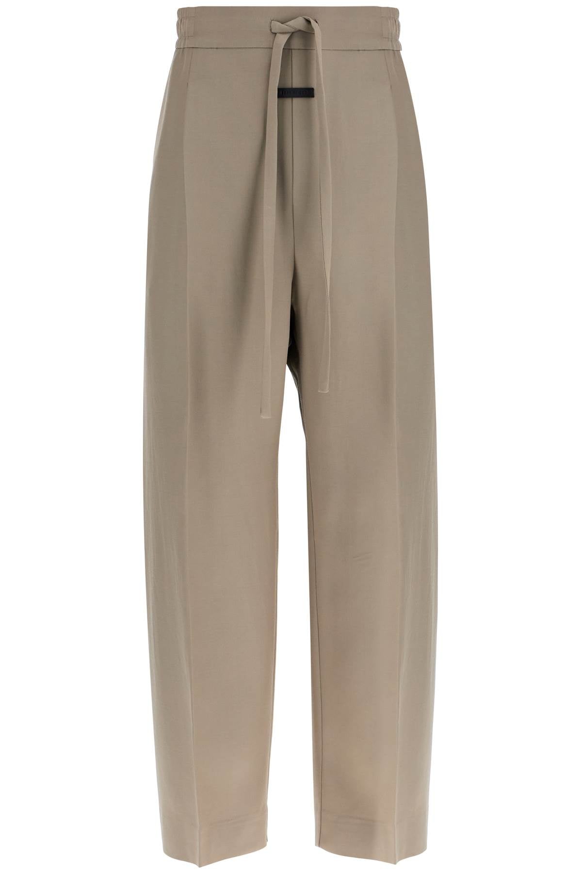 Fear Of God beige wide leg pants in virgin wool and viscose - VivaceVenus