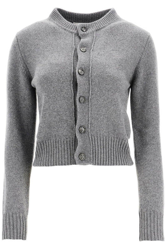 Ami Alexandre Matiussi cashmere crewneck cardigan - VivaceVenus