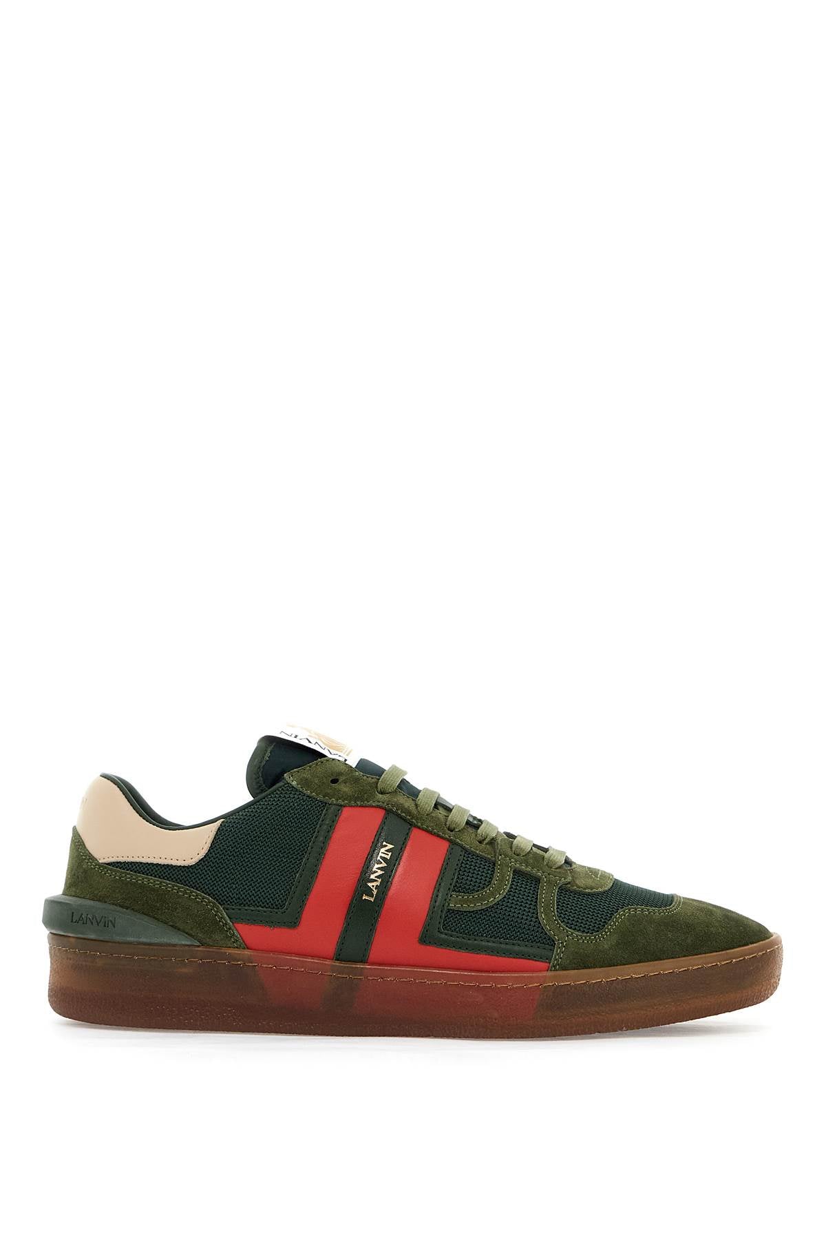 Lanvin "mesh and leather clay sneakers with - VivaceVenus