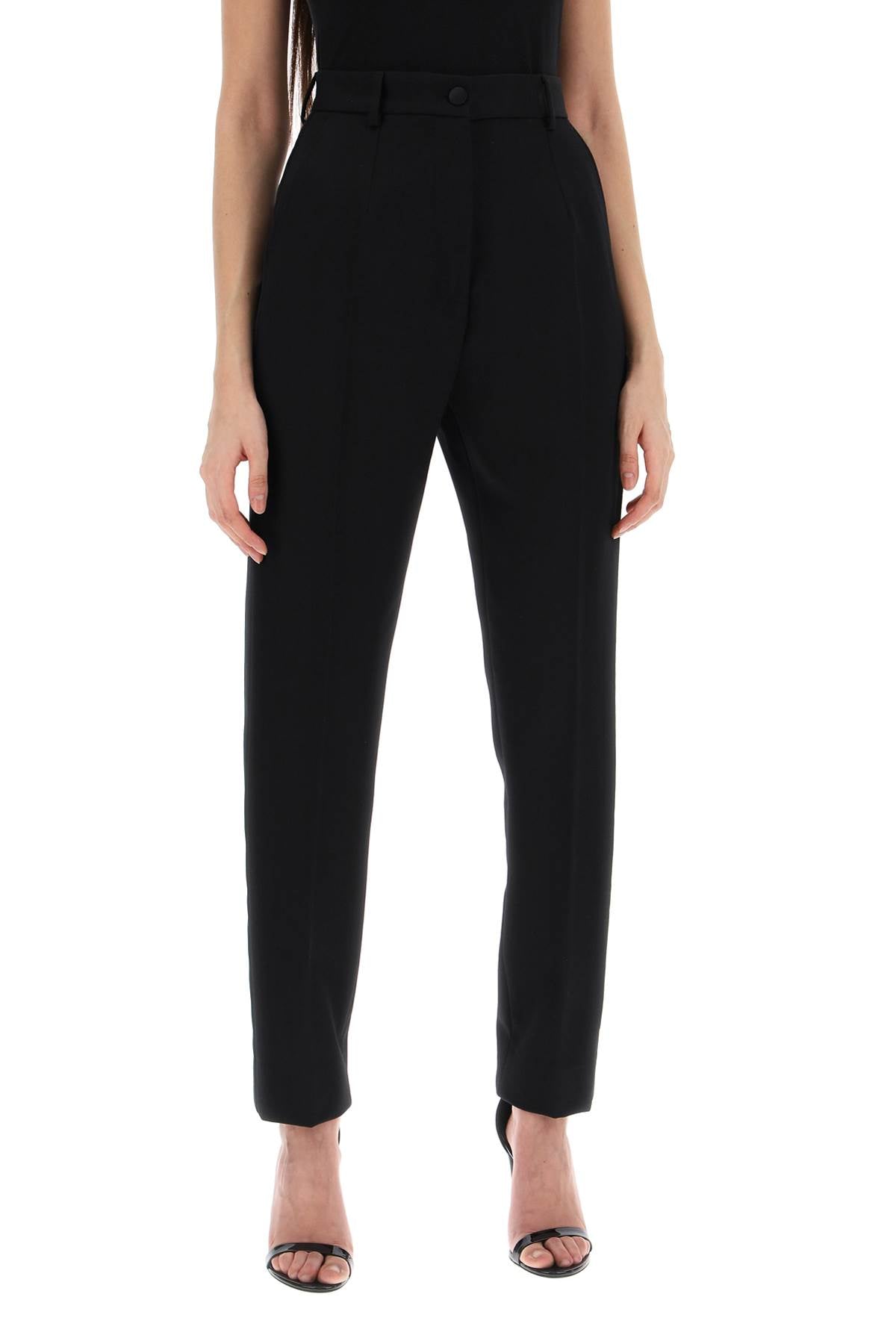 Dolce & Gabbana wool gabardine cigarette pants. - VivaceVenus