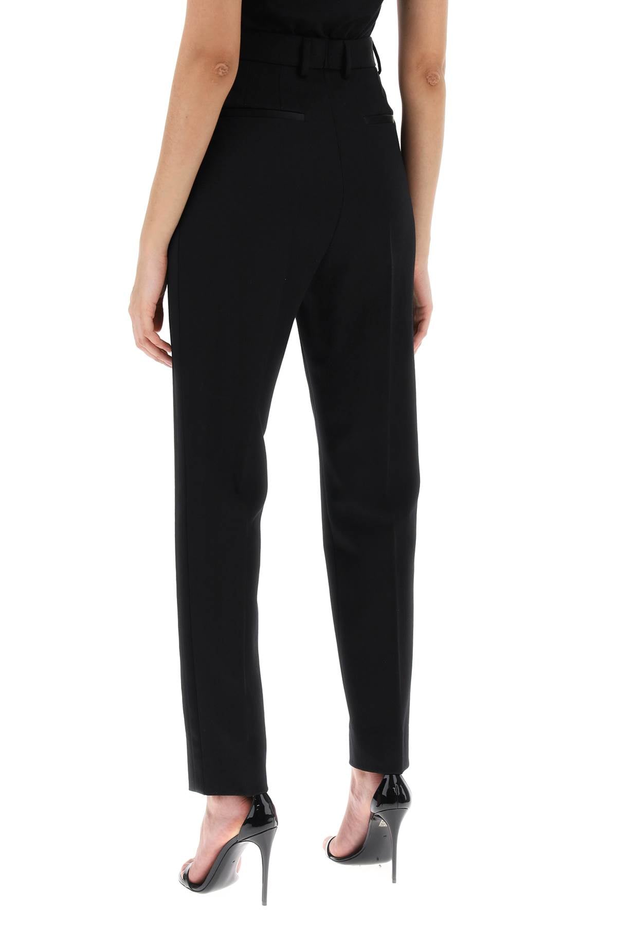 Dolce & Gabbana wool gabardine cigarette pants. - VivaceVenus