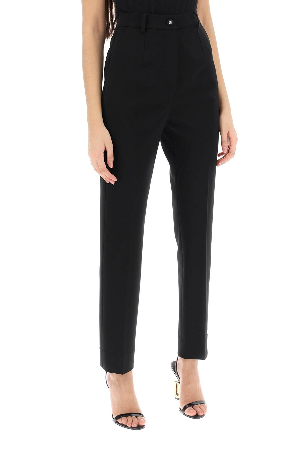 Dolce & Gabbana milano-stitch cigarette pants - VivaceVenus