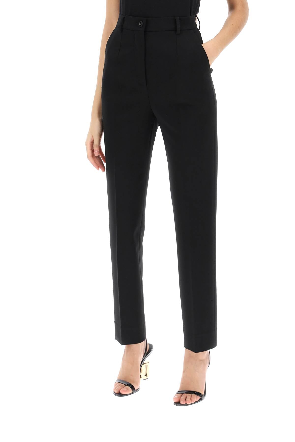 Dolce & Gabbana milano-stitch cigarette pants - VivaceVenus