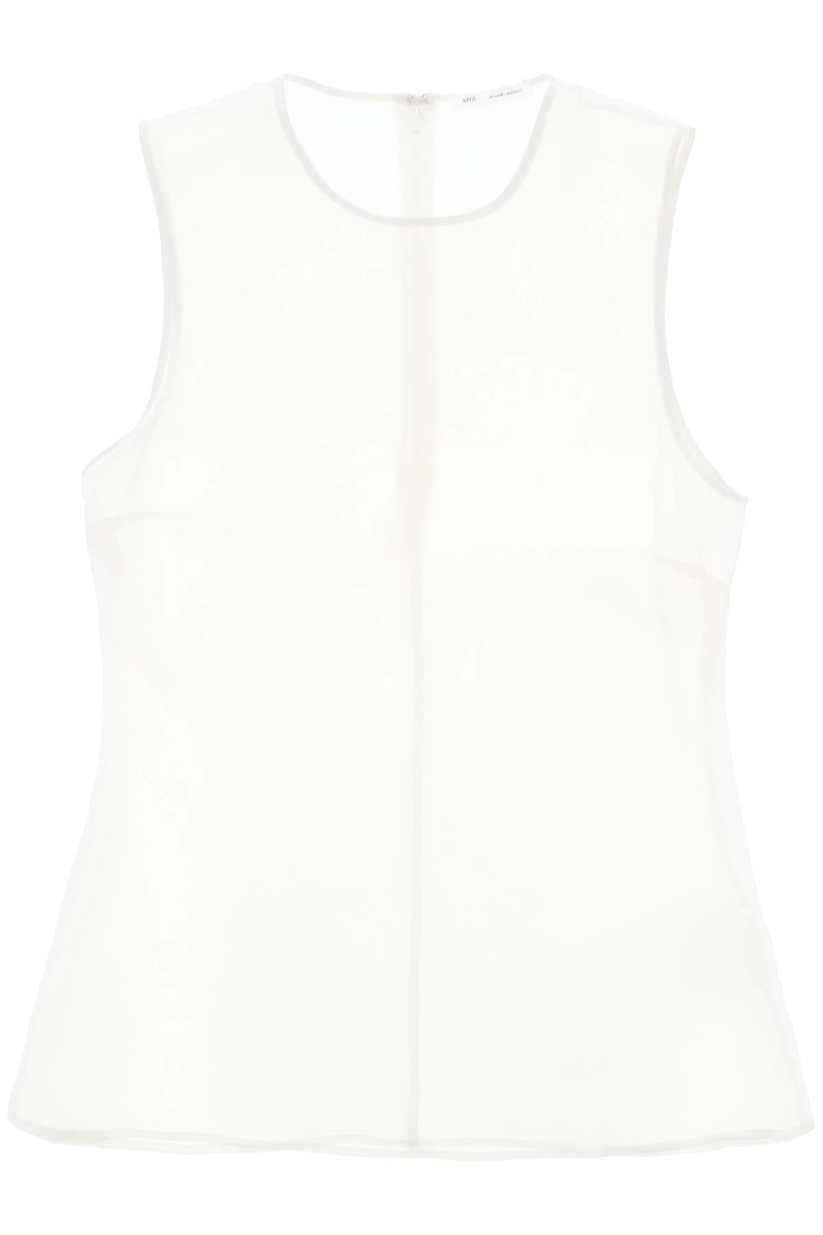 Ami Alexandre Matiussi sleeveless silk top in - VivaceVenus