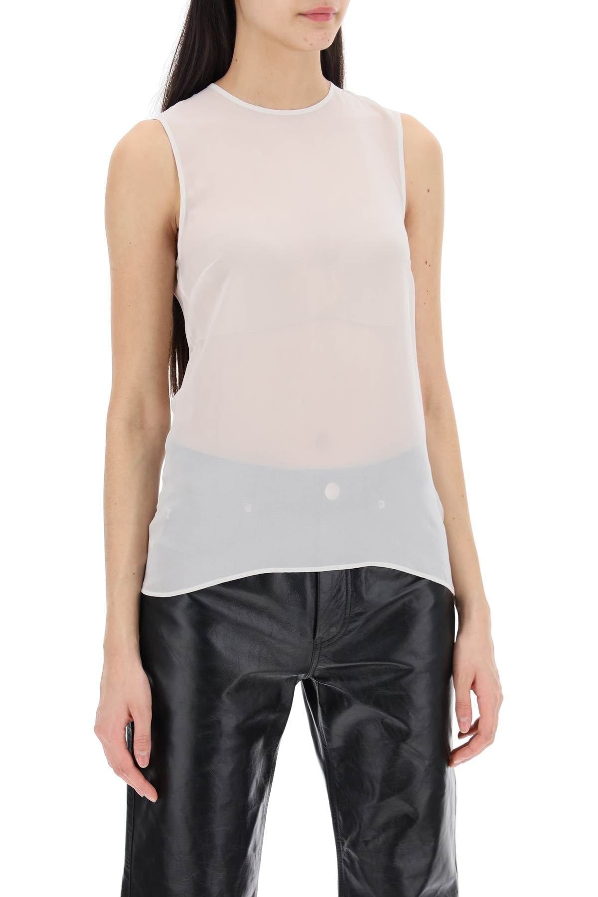 Ami Alexandre Matiussi sleeveless silk top in - VivaceVenus