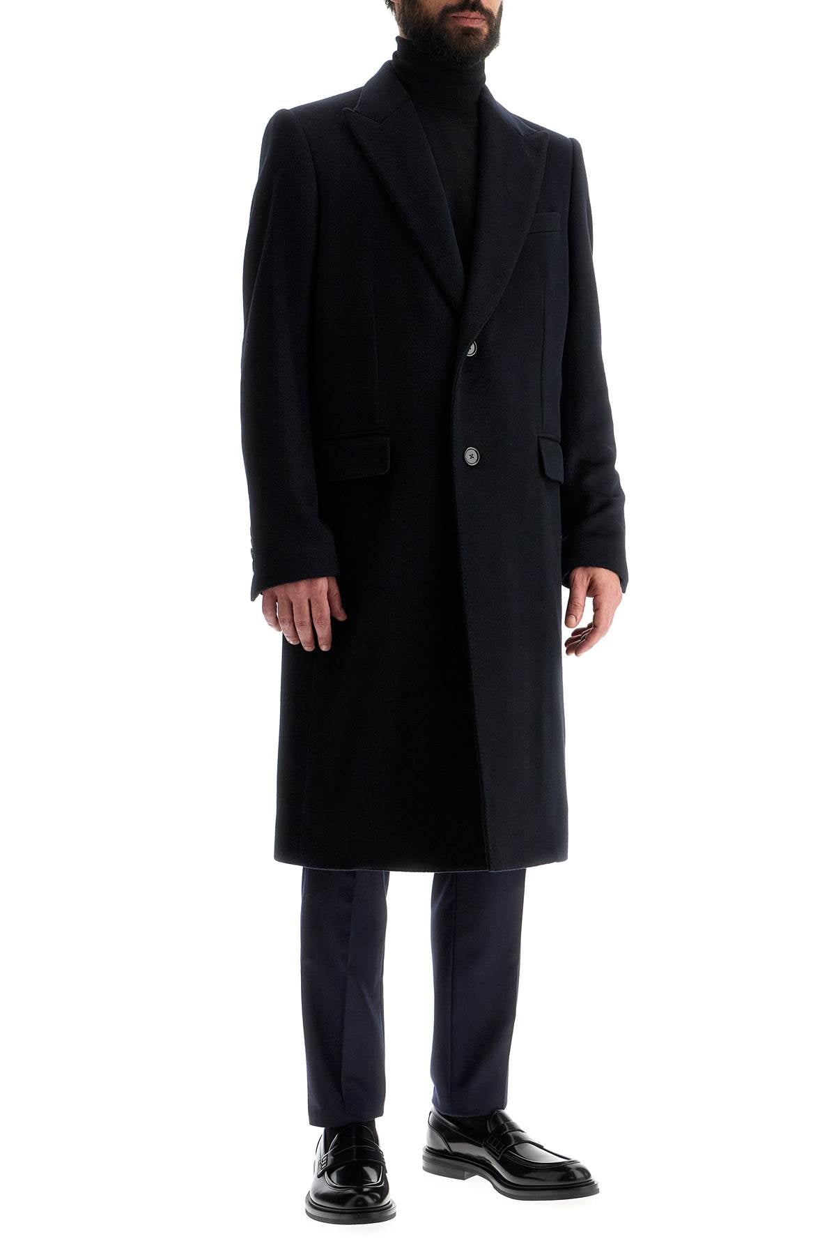 Dolce & Gabbana single-breasted cashmere coat - VivaceVenus