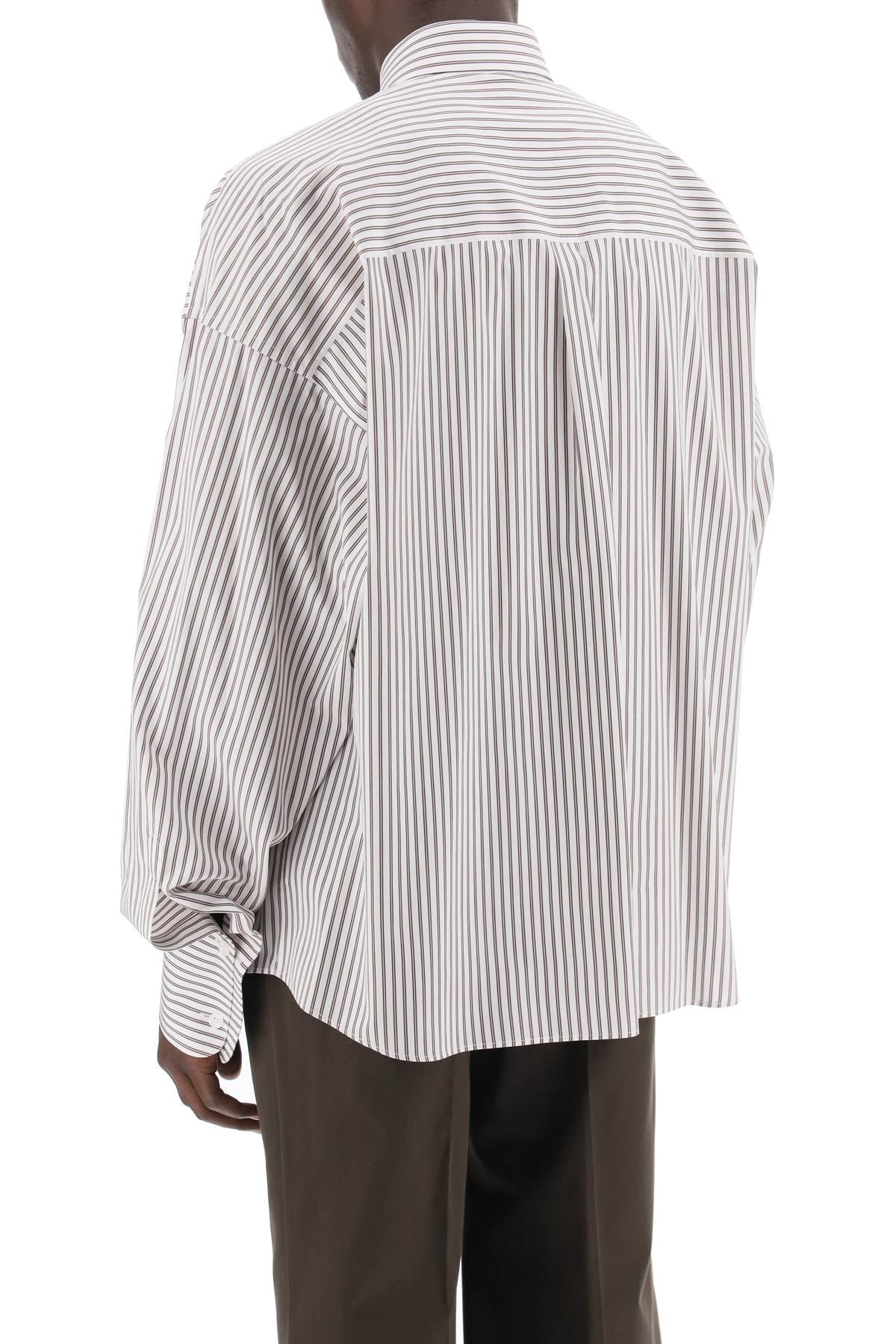 Dolce & Gabbana 'oversized striped poplin shirt - VivaceVenus