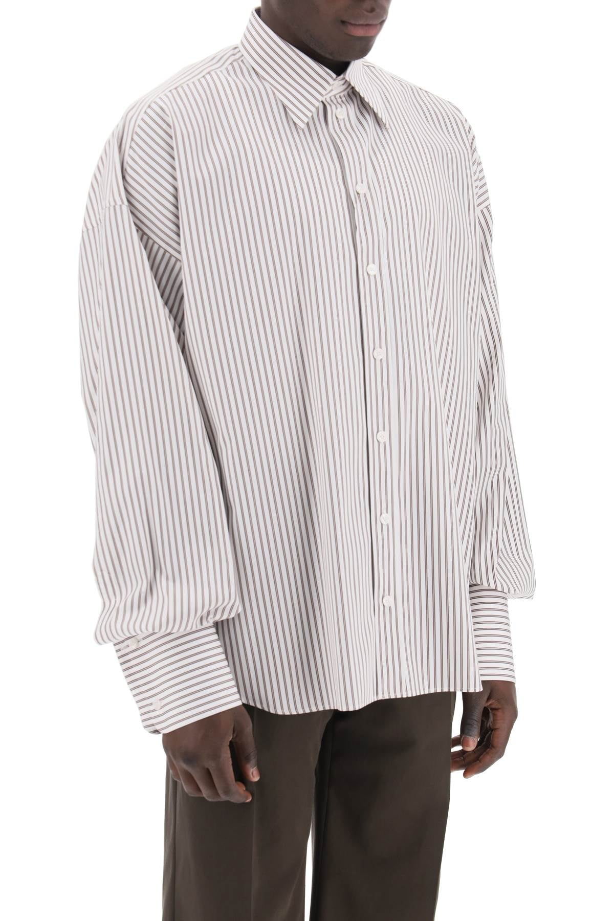 Dolce & Gabbana 'oversized striped poplin shirt - VivaceVenus