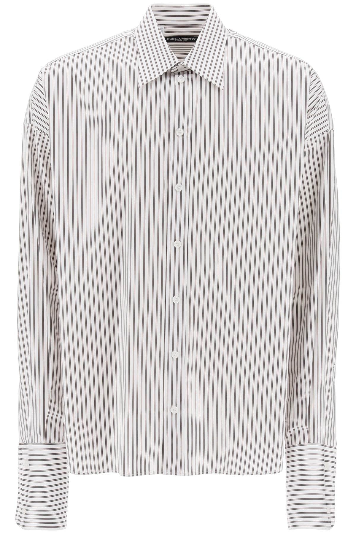 Dolce & Gabbana 'oversized striped poplin shirt - VivaceVenus