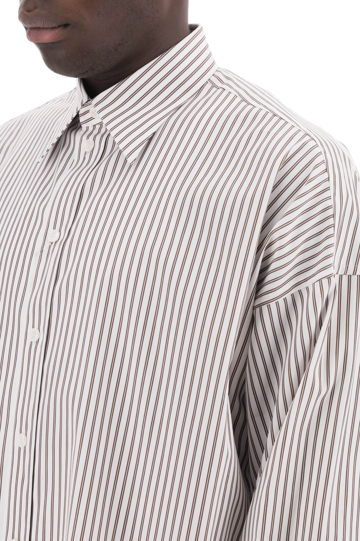 Dolce & Gabbana 'oversized striped poplin shirt - VivaceVenus