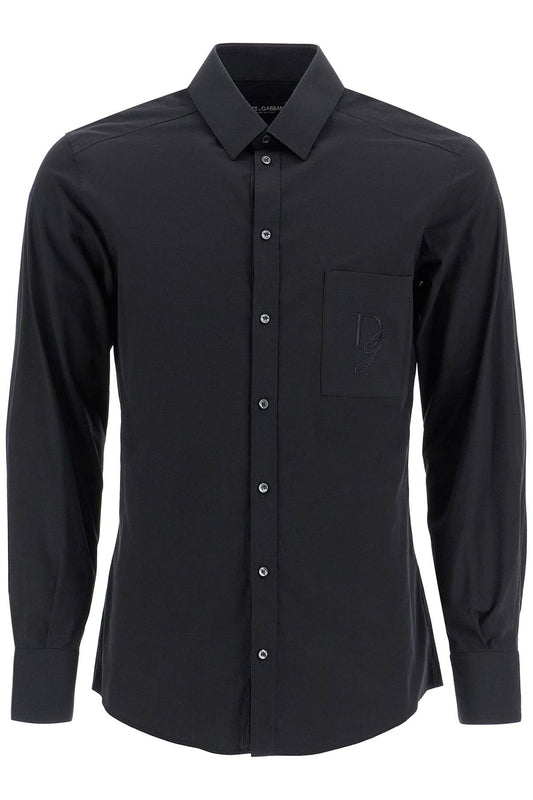 Dolce & Gabbana embroidered pocket shirt with - VivaceVenus