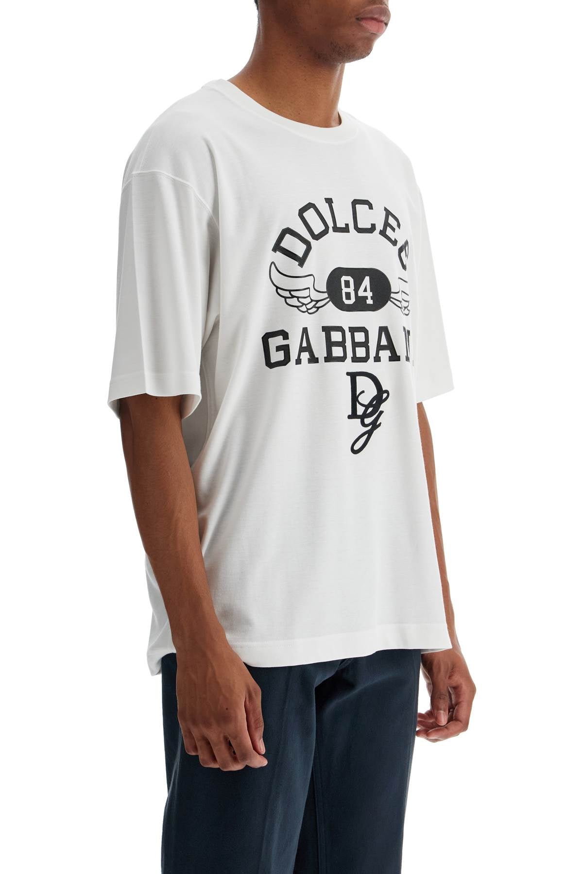 Dolce & Gabbana printed t-shirt with dg embroidery - VivaceVenus