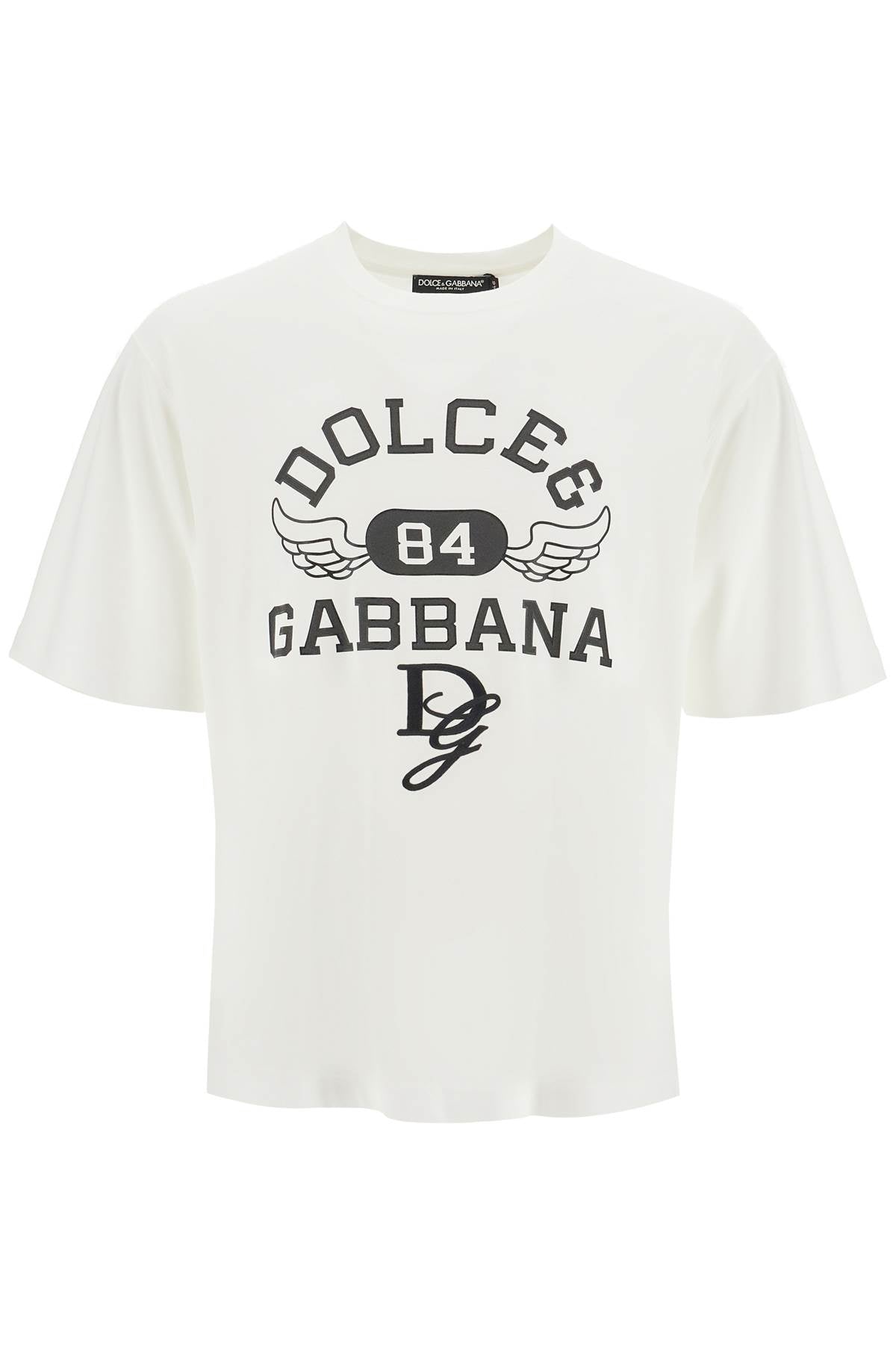 Dolce & Gabbana printed t-shirt with dg embroidery - VivaceVenus