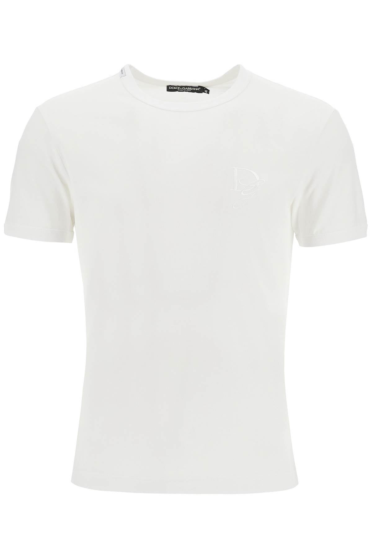 Dolce & Gabbana dg embroidered t-shirt with - VivaceVenus