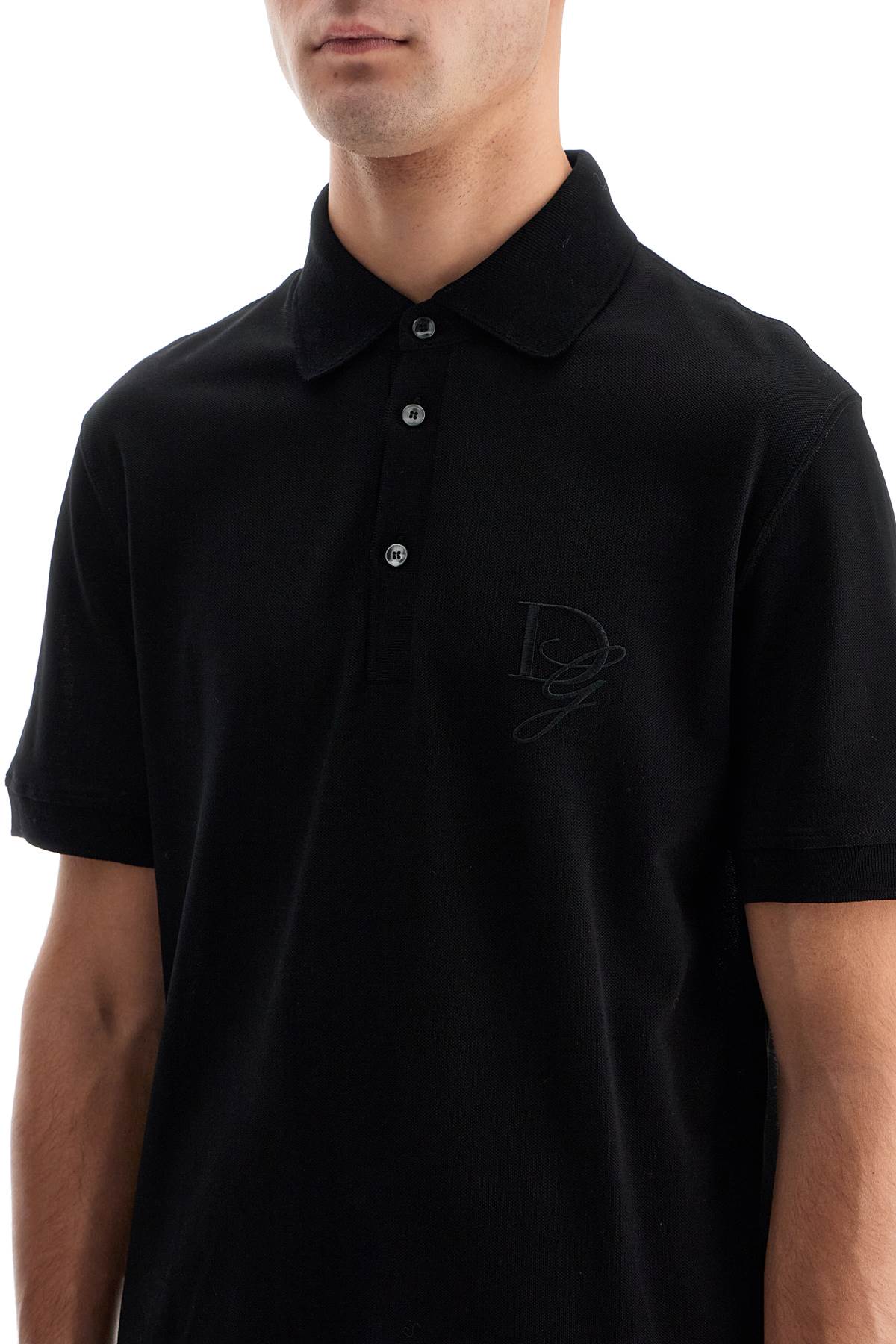 Dolce & Gabbana polo shirt with dg embroidery - VivaceVenus