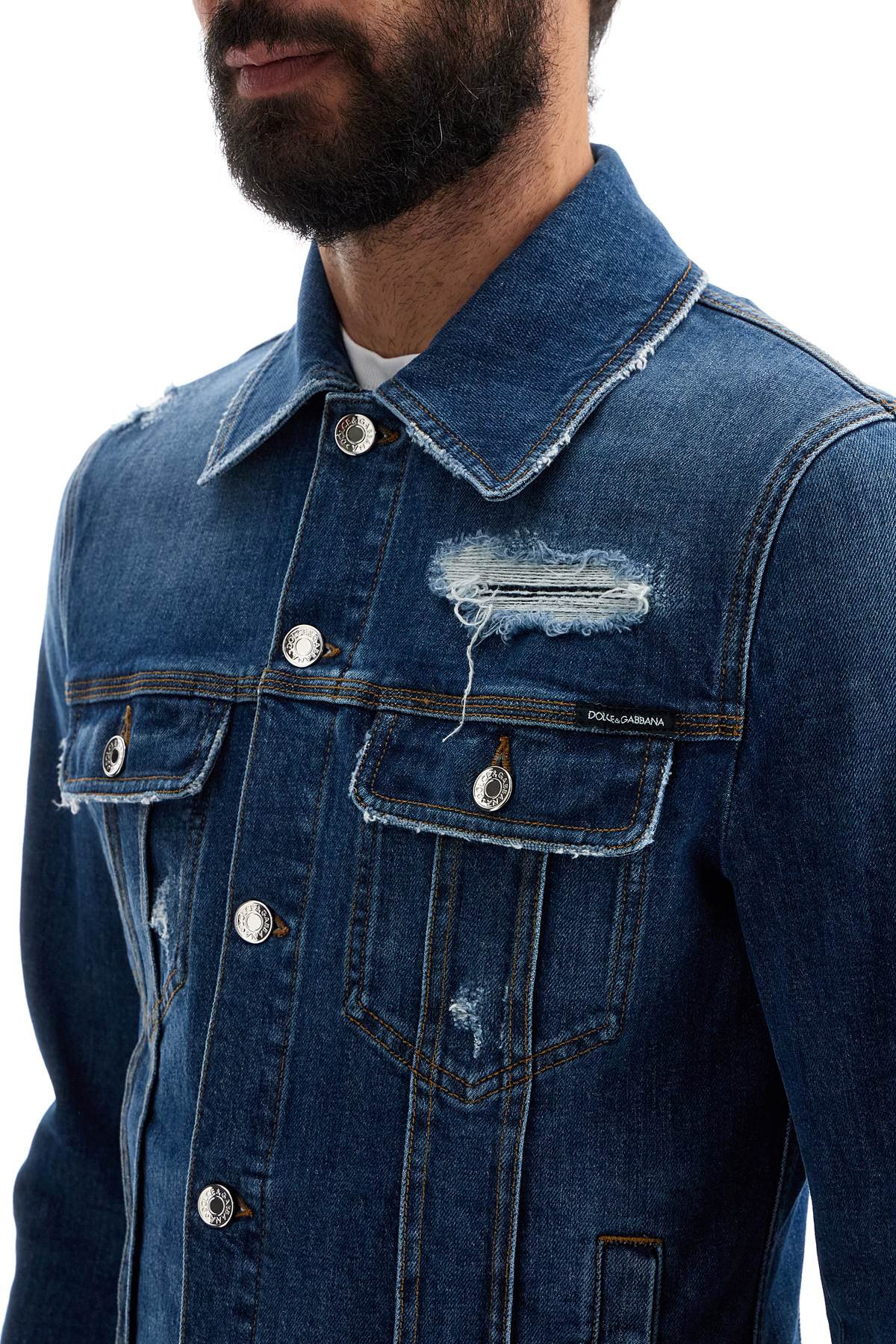 Dolce & Gabbana stretch denim jacket - VivaceVenus