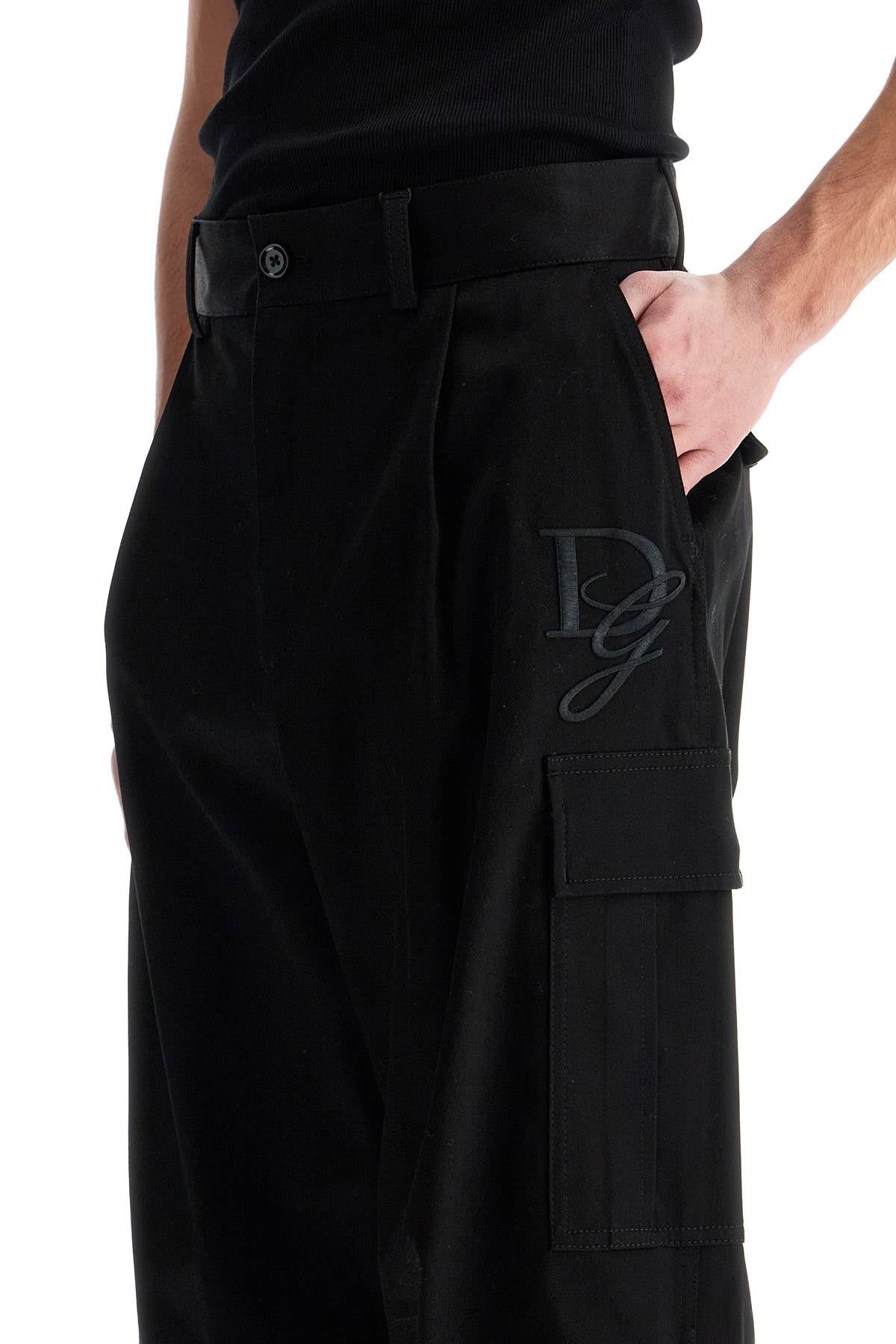 Dolce & Gabbana stretch cotton cargo pants for men/w - VivaceVenus