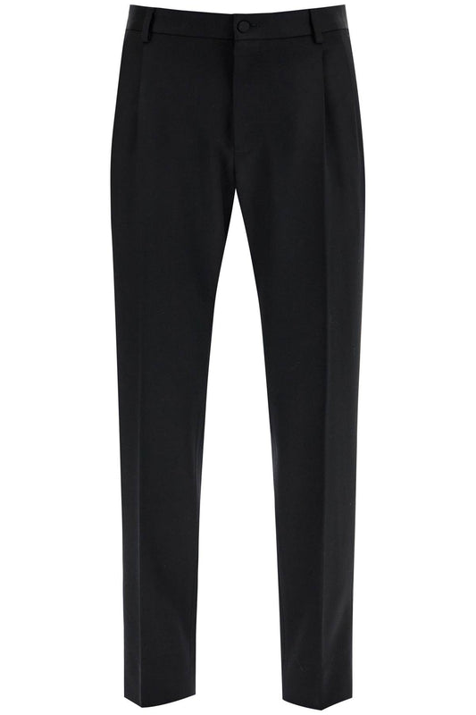 Dolce & Gabbana tuxedo trousers in gab - VivaceVenus