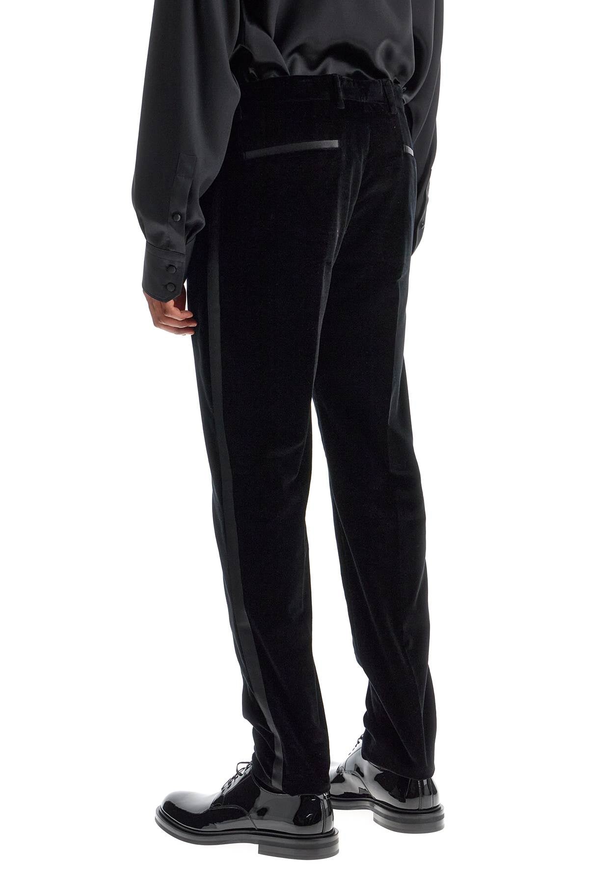 Dolce & Gabbana velvet tuxedo pants - VivaceVenus