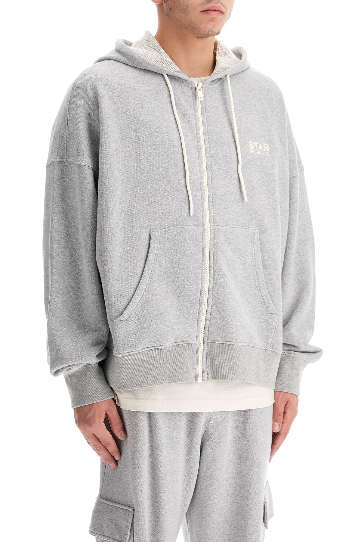 Golden Goose hooded full zip sweatshirt - VivaceVenus