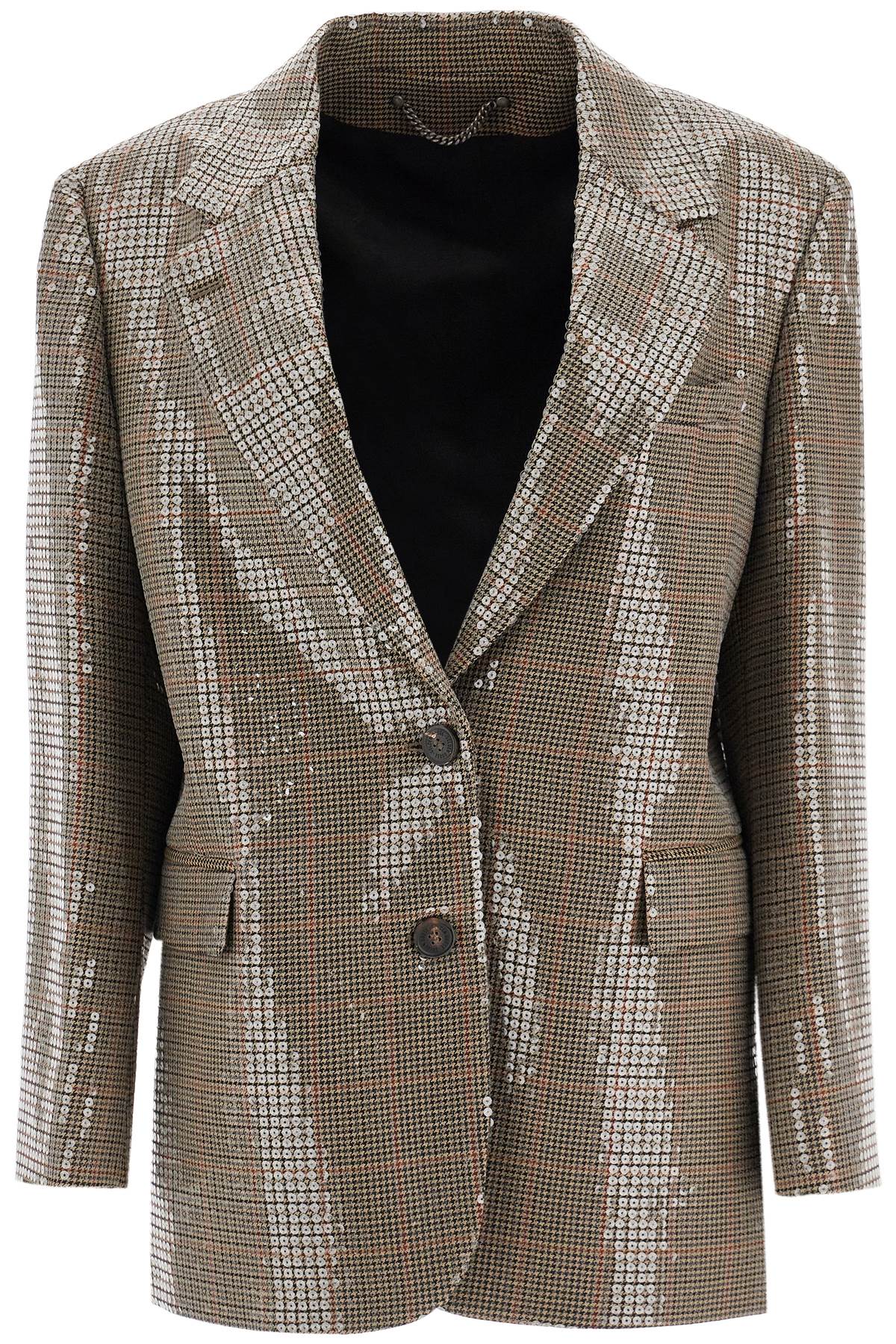 Golden Goose houndstooth blazer with sequins - VivaceVenus