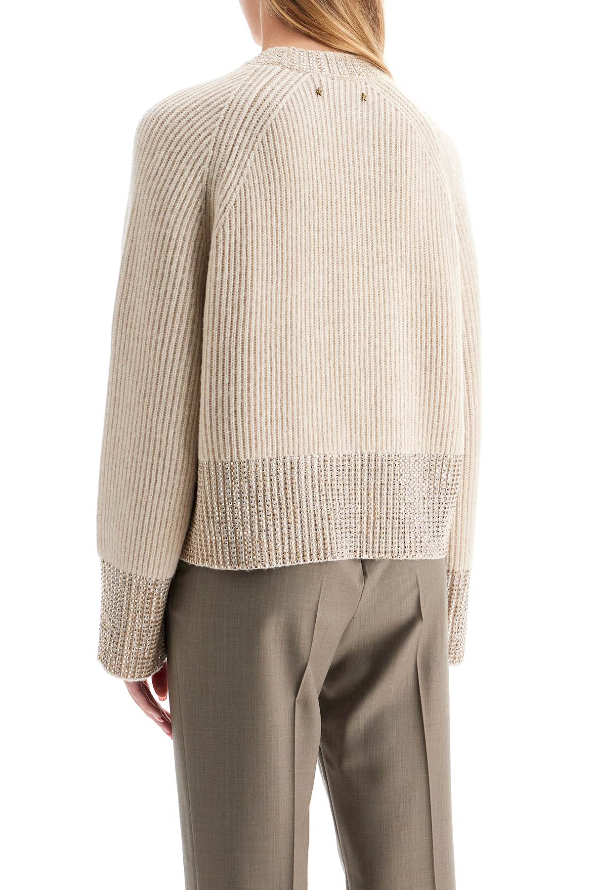 Golden Goose boxy sweater with crystals - VivaceVenus