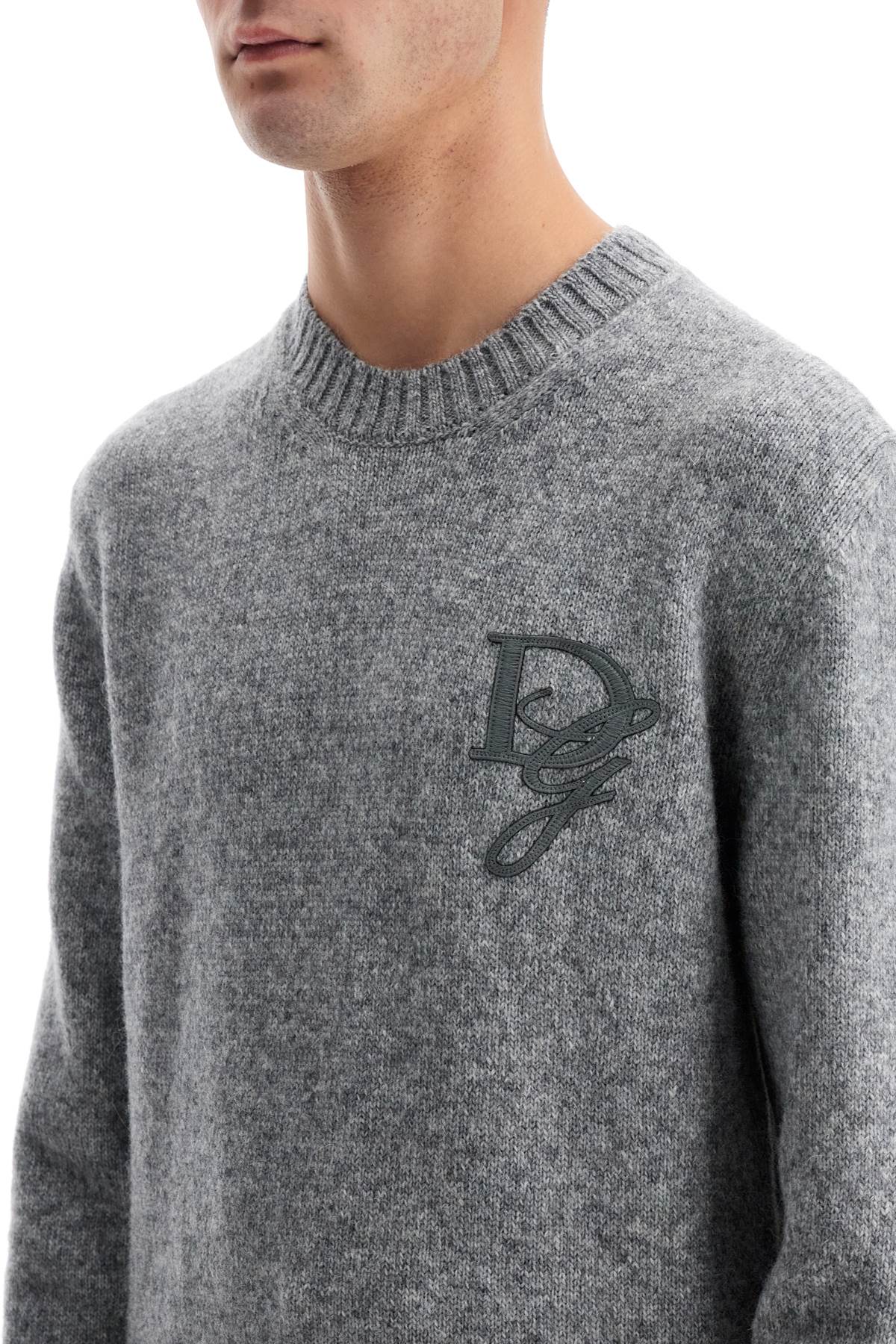 Dolce & Gabbana 'round neck pullover with dg - VivaceVenus