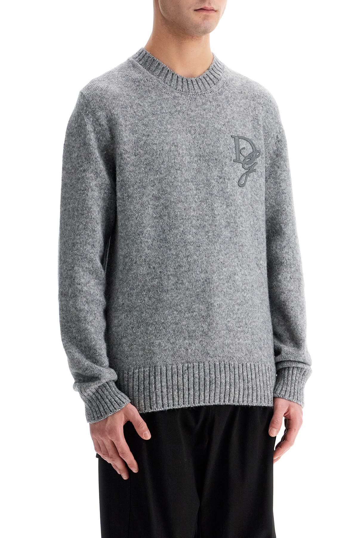 Dolce & Gabbana 'round neck pullover with dg - VivaceVenus