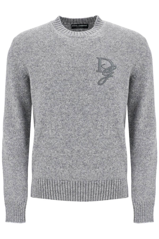 Dolce & Gabbana 'round neck pullover with dg - VivaceVenus