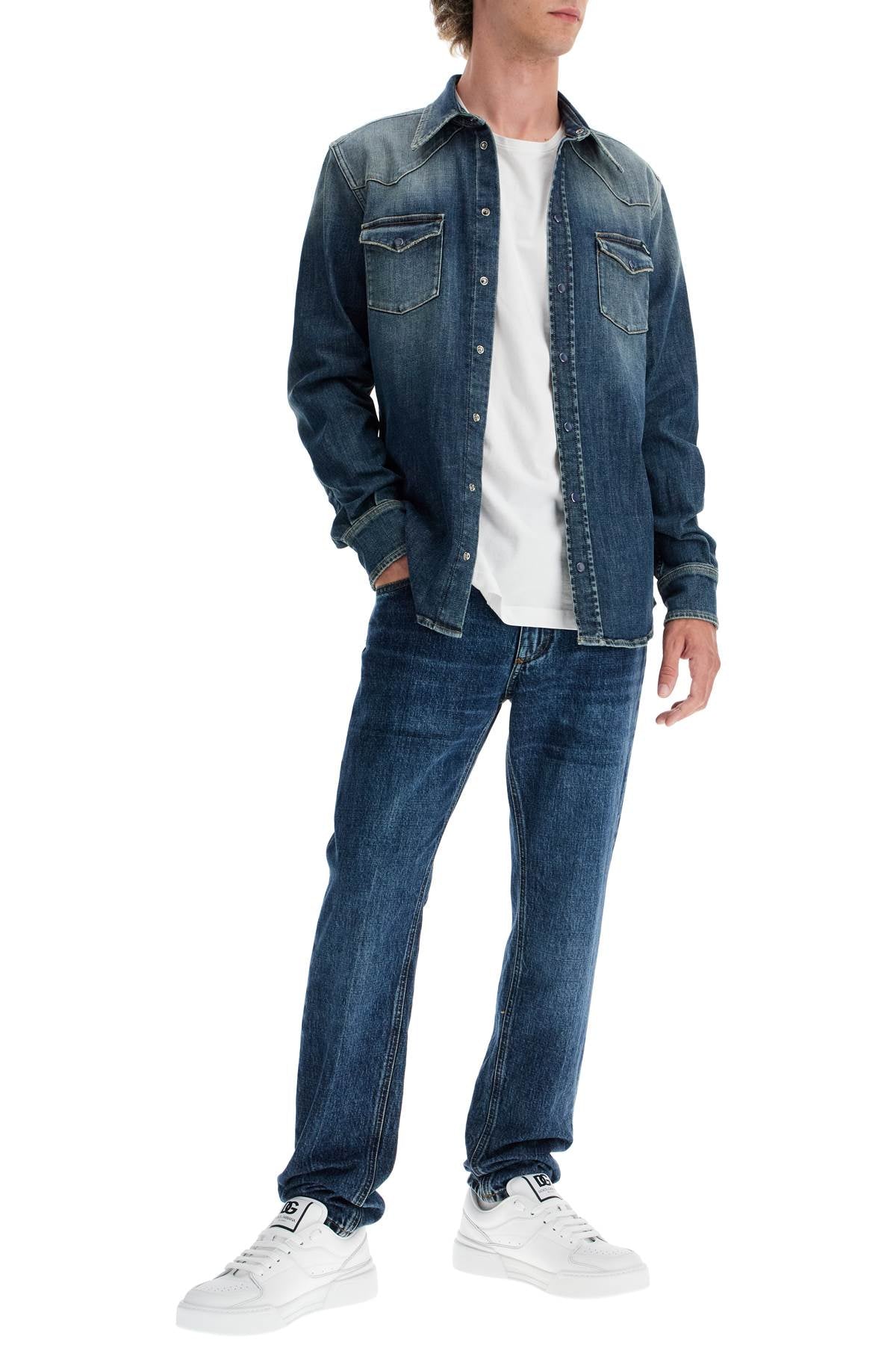 Dolce & Gabbana regular jeans with contrasting pocket - VivaceVenus