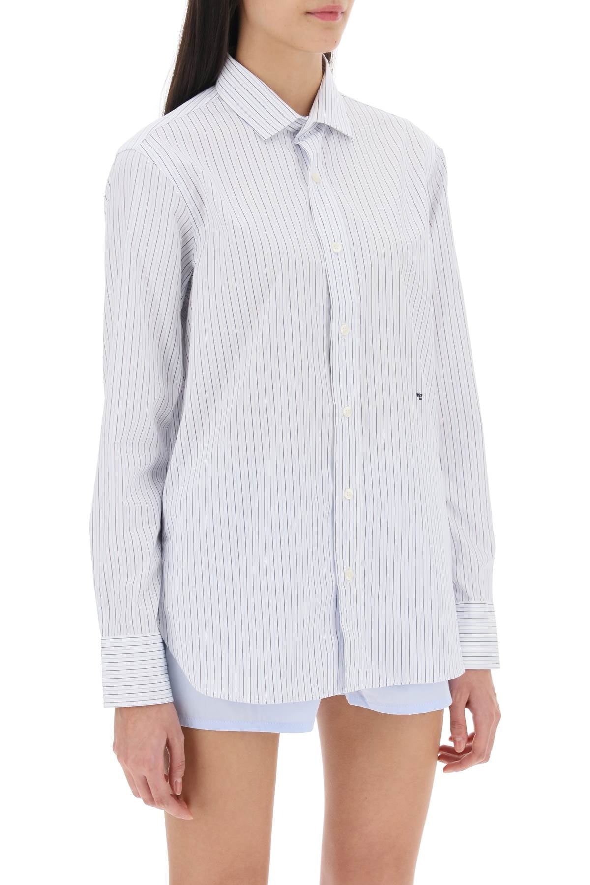 Homme Girls striped poplin shirt - VivaceVenus