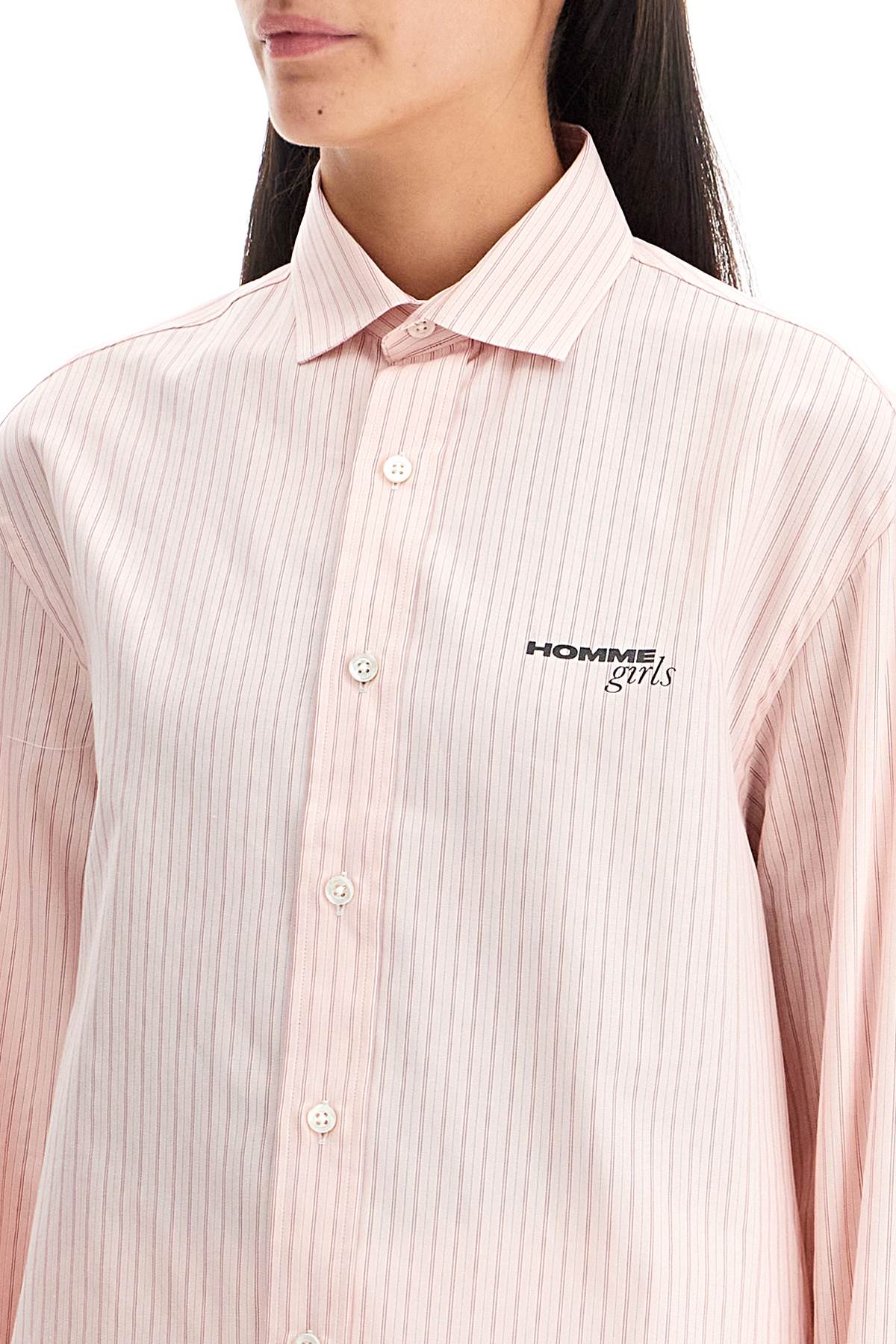 Homme Girls striped oxford shirt for men - VivaceVenus