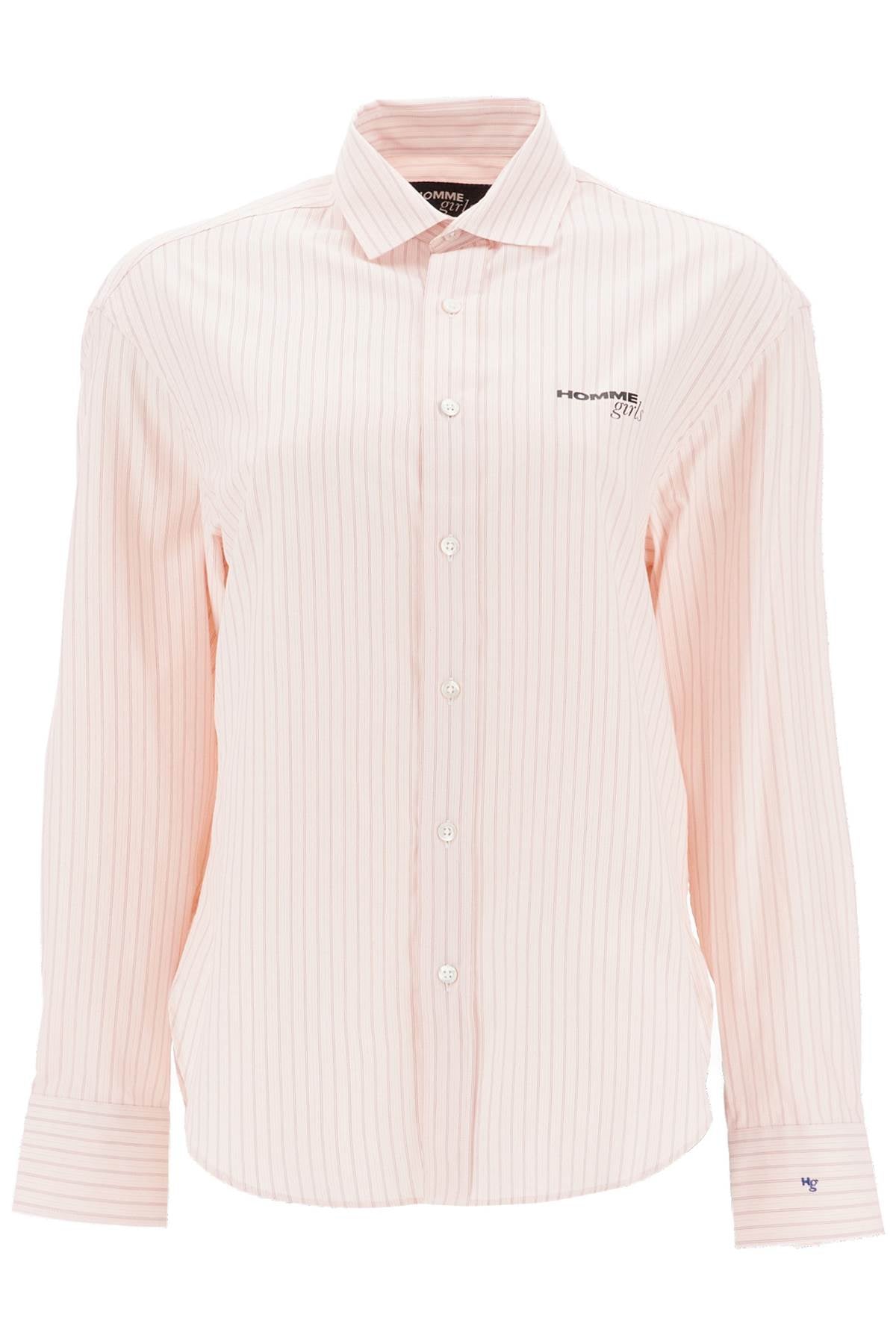 Homme Girls striped oxford shirt for men - VivaceVenus