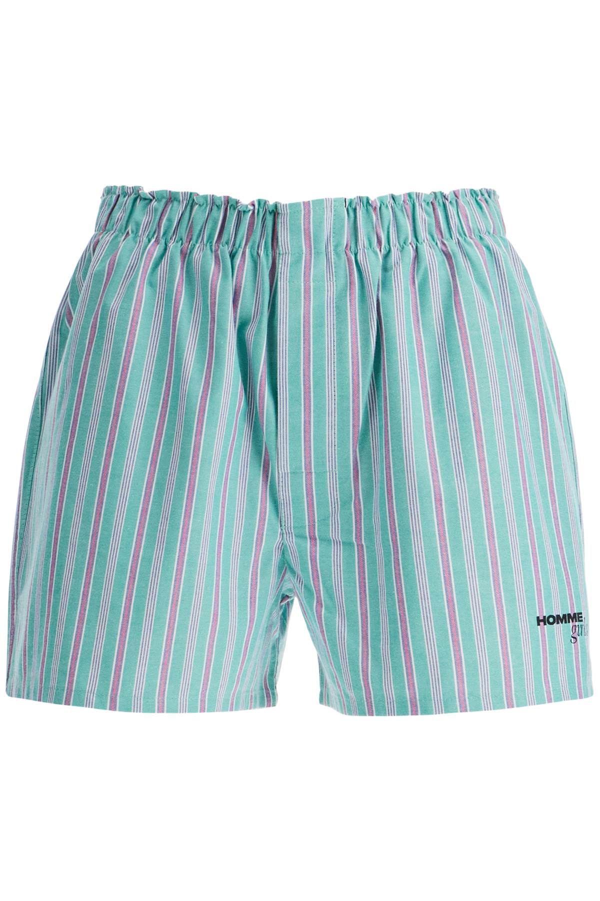 Homme Girls striped oxford shorts for men and - VivaceVenus