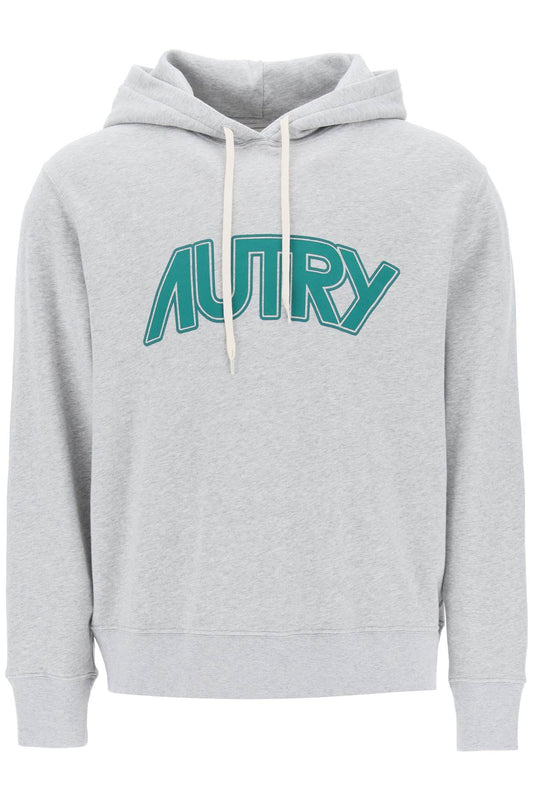 Autry hoodie with maxi logo print