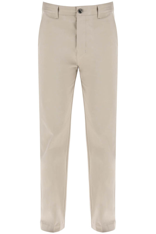 Ami Alexandre Matiussi cotton satin chino pants in - VivaceVenus