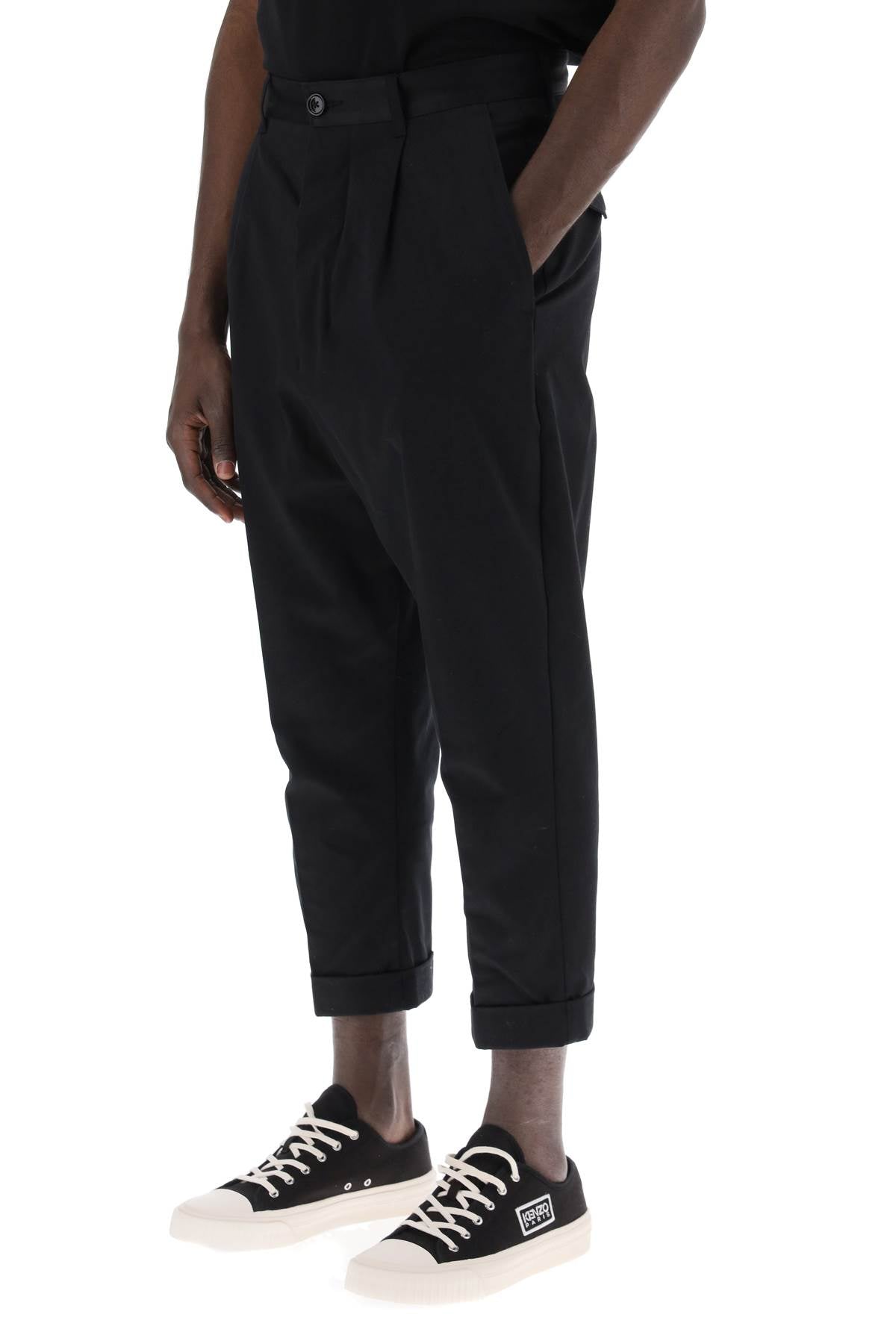 Ami Alexandre Matiussi cotton carrot pants for men - VivaceVenus