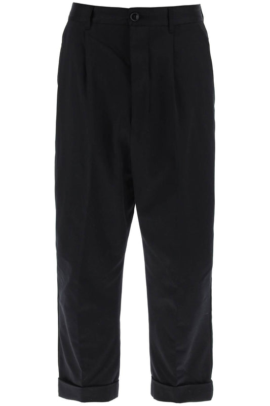 Ami Alexandre Matiussi cotton carrot pants for men - VivaceVenus