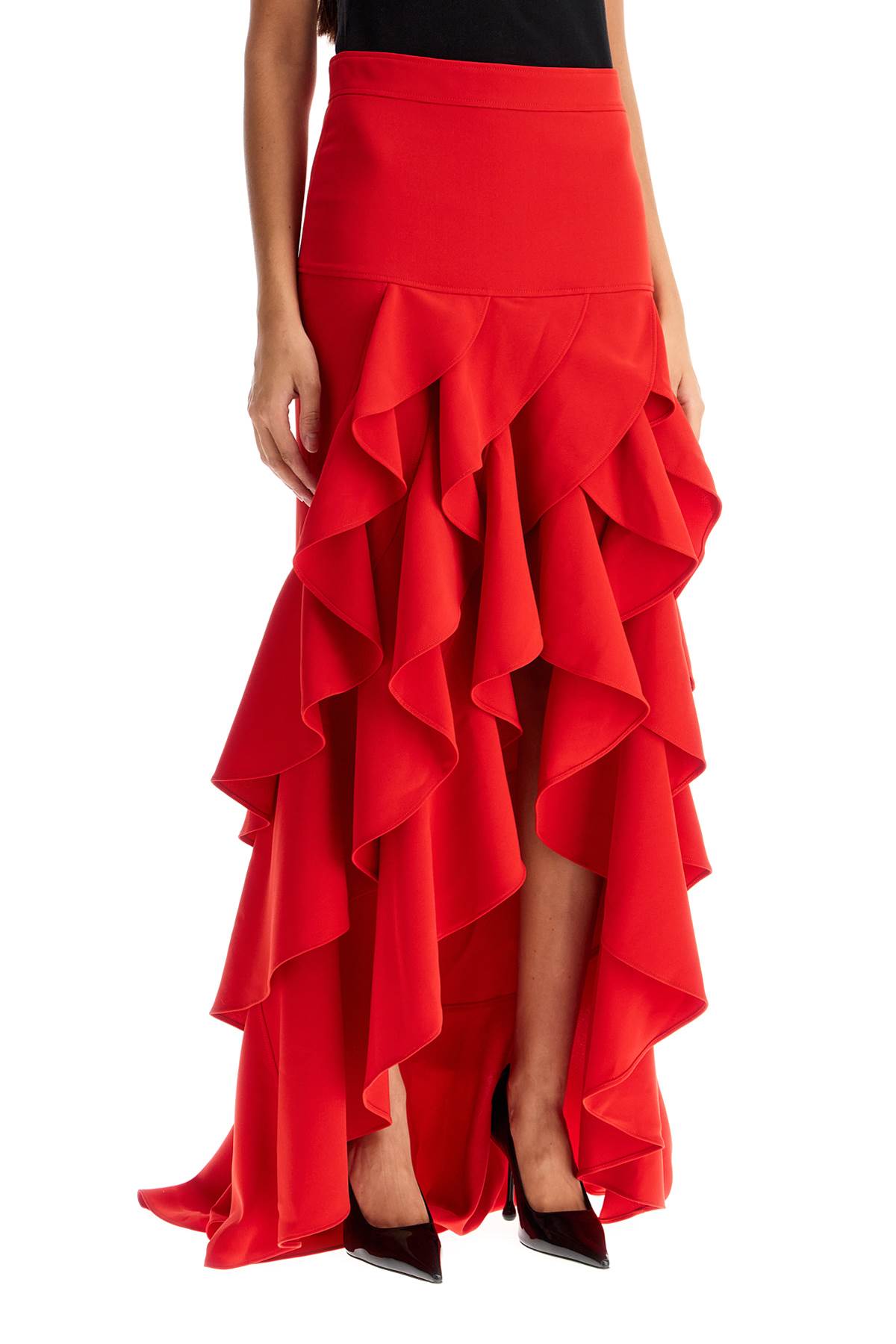 Moschino asymmetric skirt with ruffles - VivaceVenus