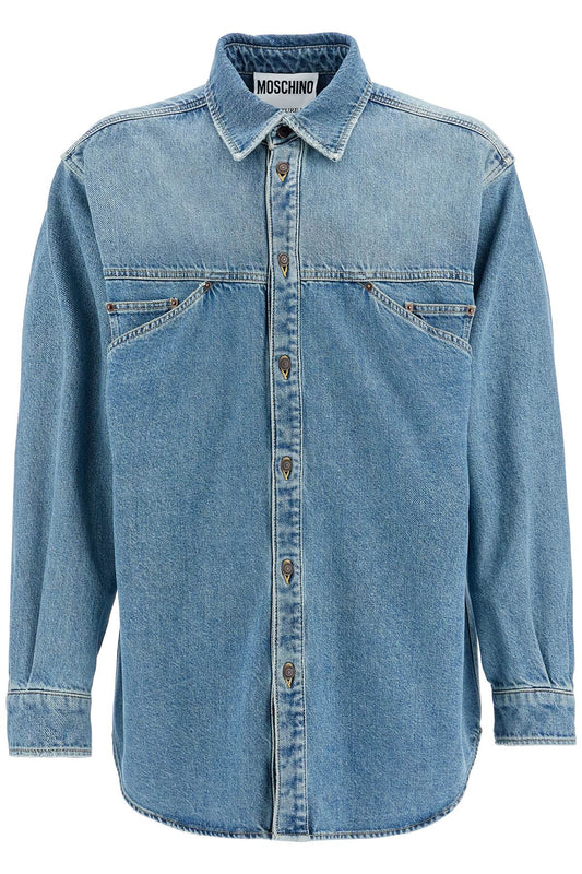 Moschino denim shirt with pockets - VivaceVenus