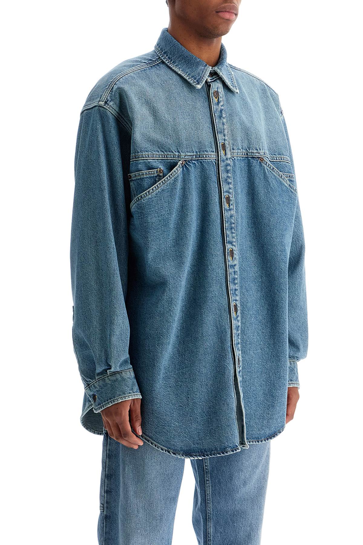 Moschino denim shirt with pockets - VivaceVenus