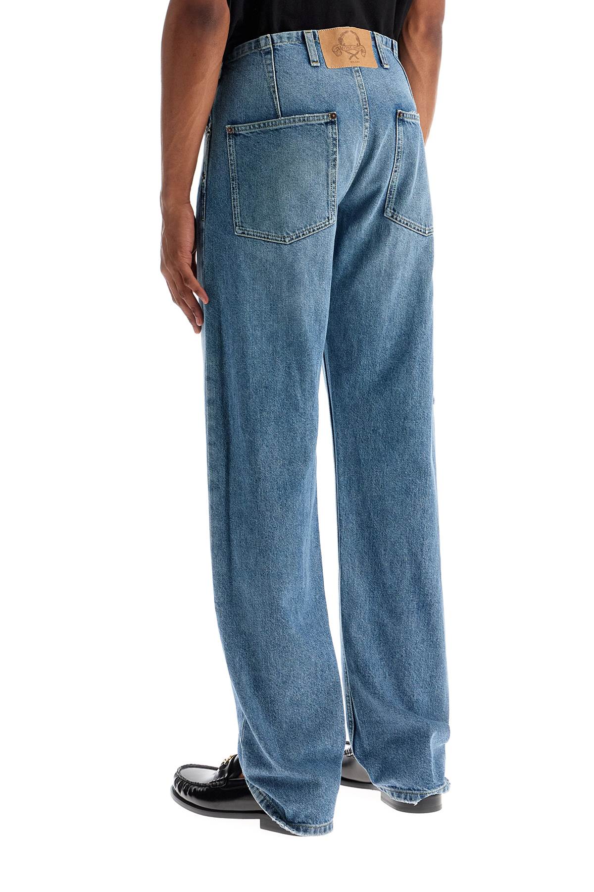 Moschino straight jeans with adjustable waistband - VivaceVenus