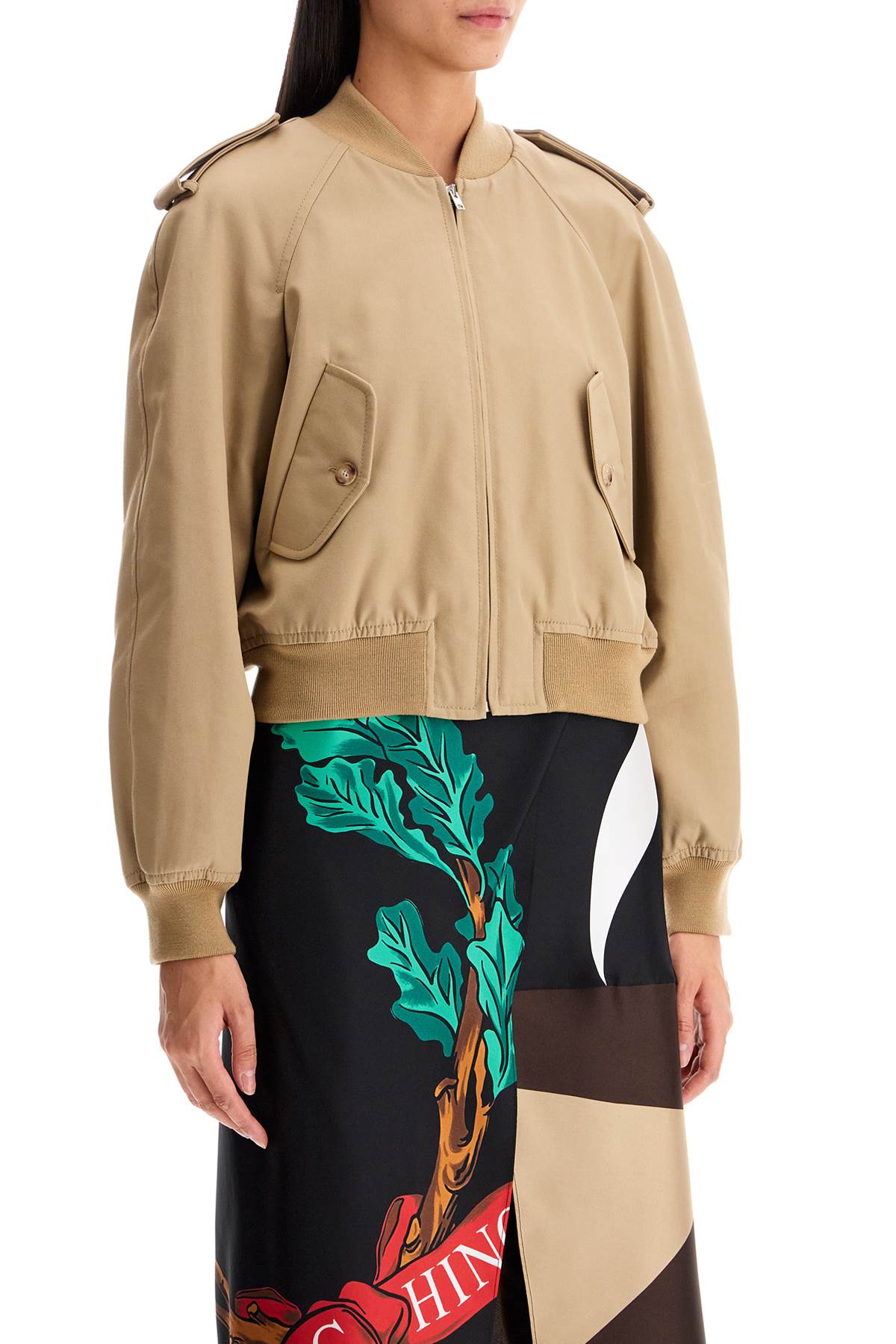 Moschino gabardine bomber - VivaceVenus