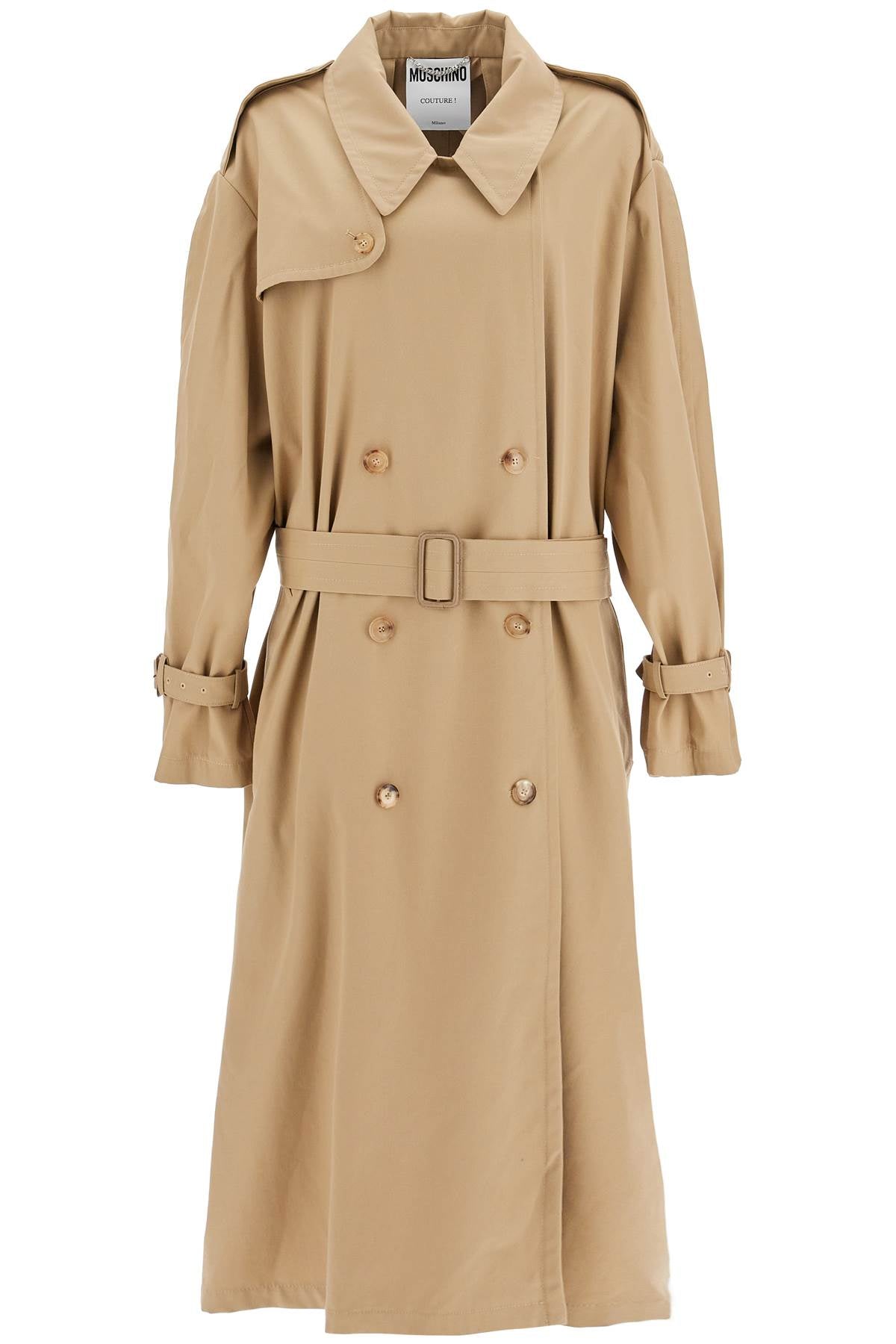 Moschino double-breasted trench coat with - VivaceVenus