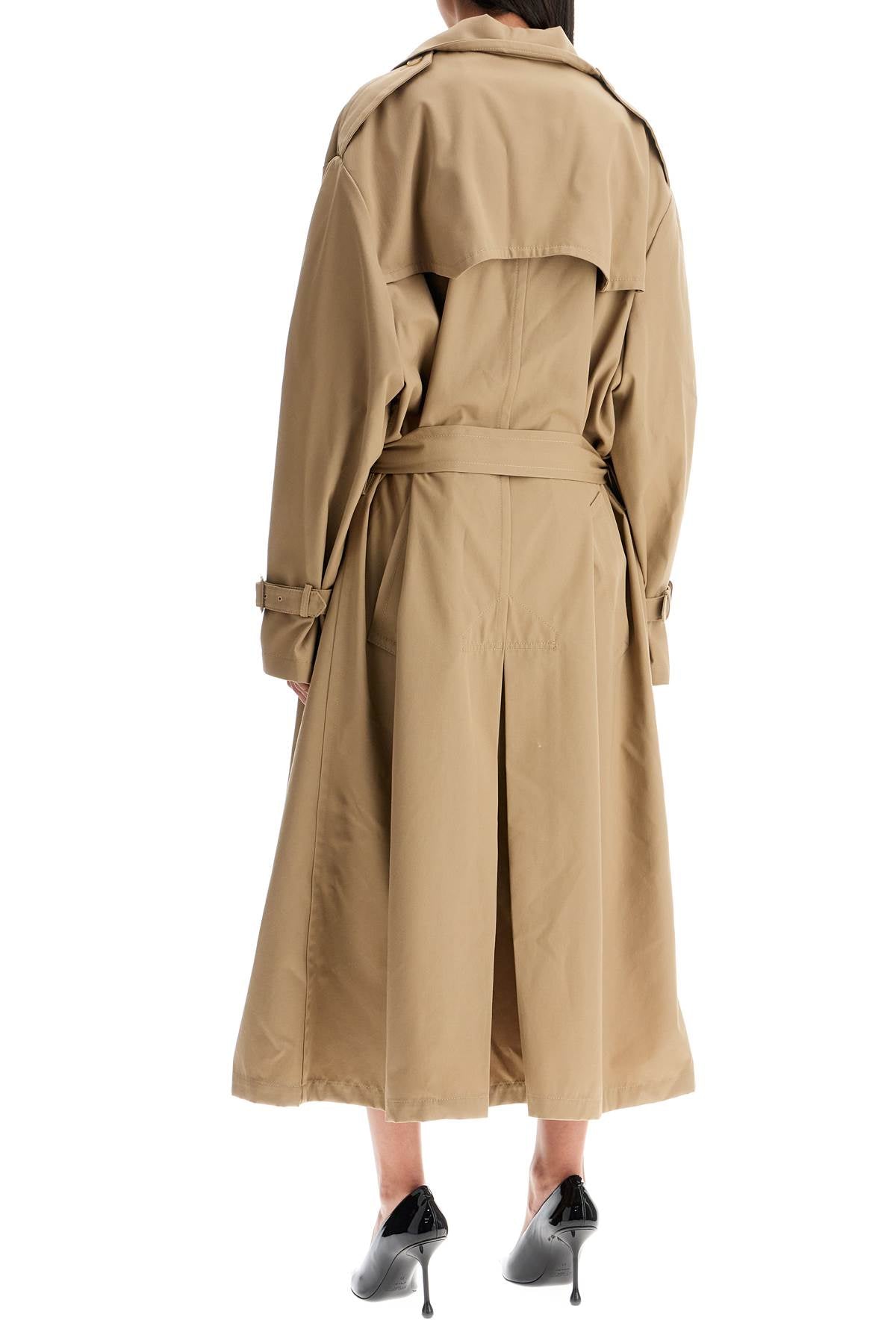 Moschino double-breasted trench coat with - VivaceVenus