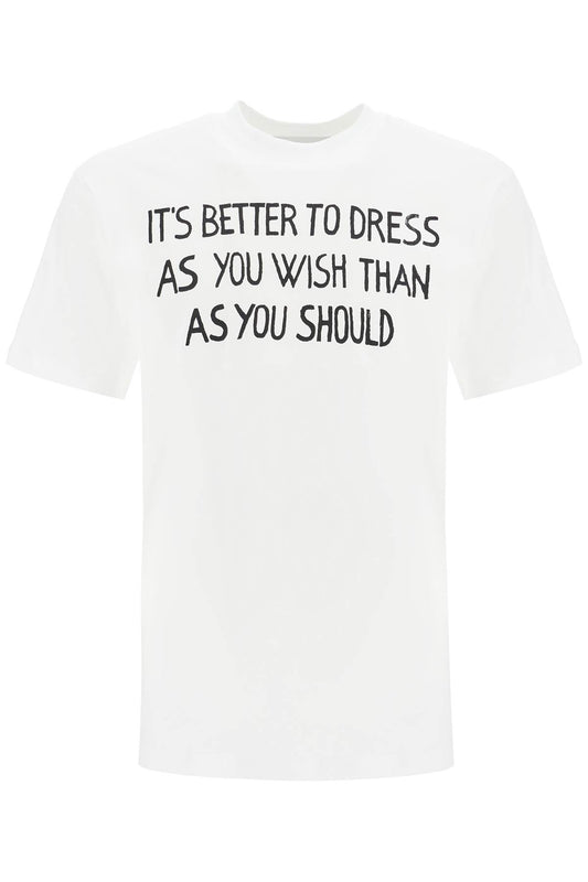 Moschino t-shirt with lettering print - VivaceVenus