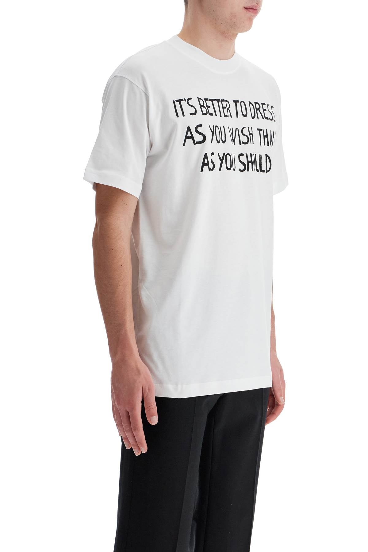 Moschino t-shirt with lettering print - VivaceVenus