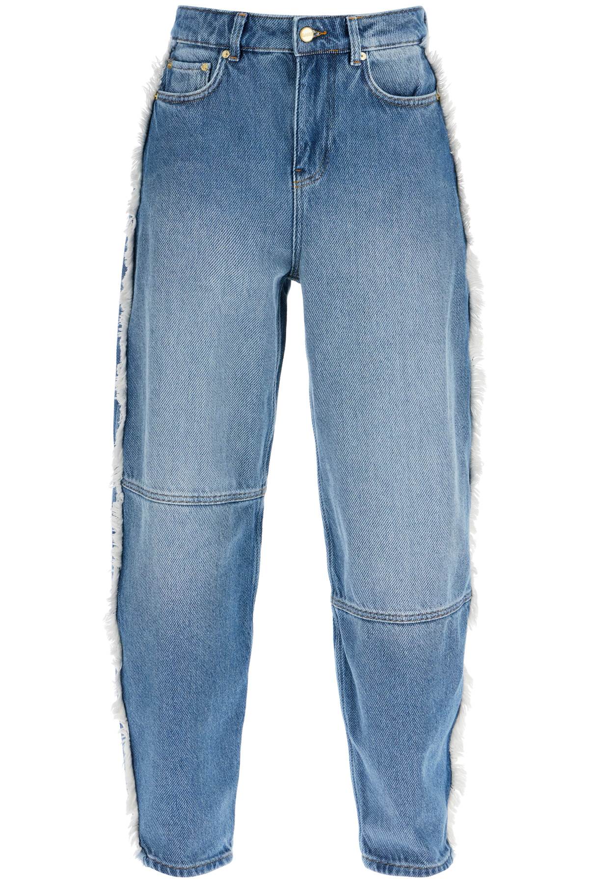 Ganni distressed barrel jeans with - VivaceVenus