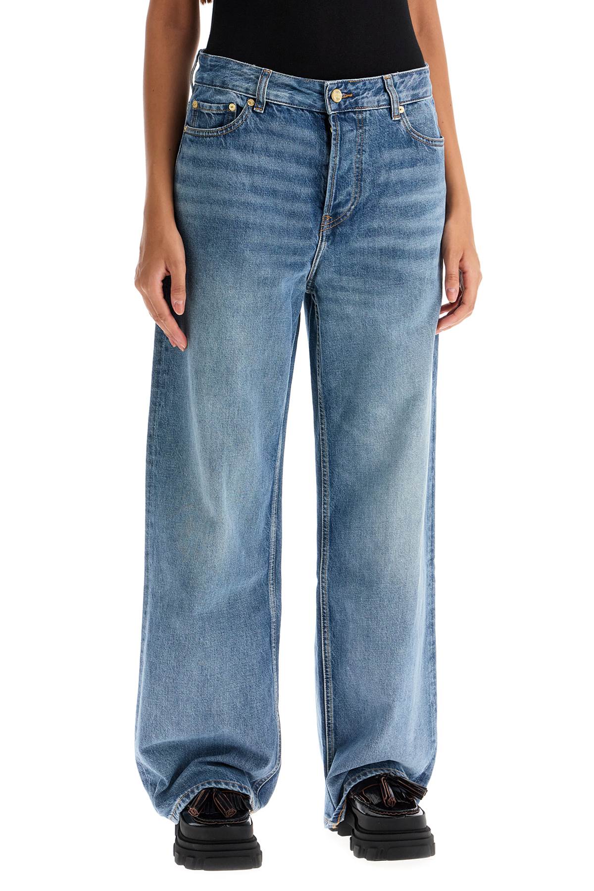 Ganni baggy jeans with iz - VivaceVenus